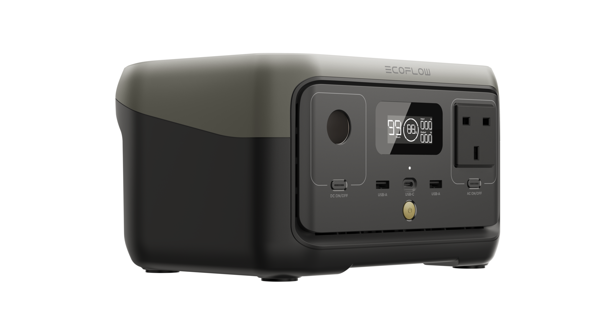 EcoFlow RIVER 2 Portable Power Station with Free Bag (300W,256Wh) (Box Open)