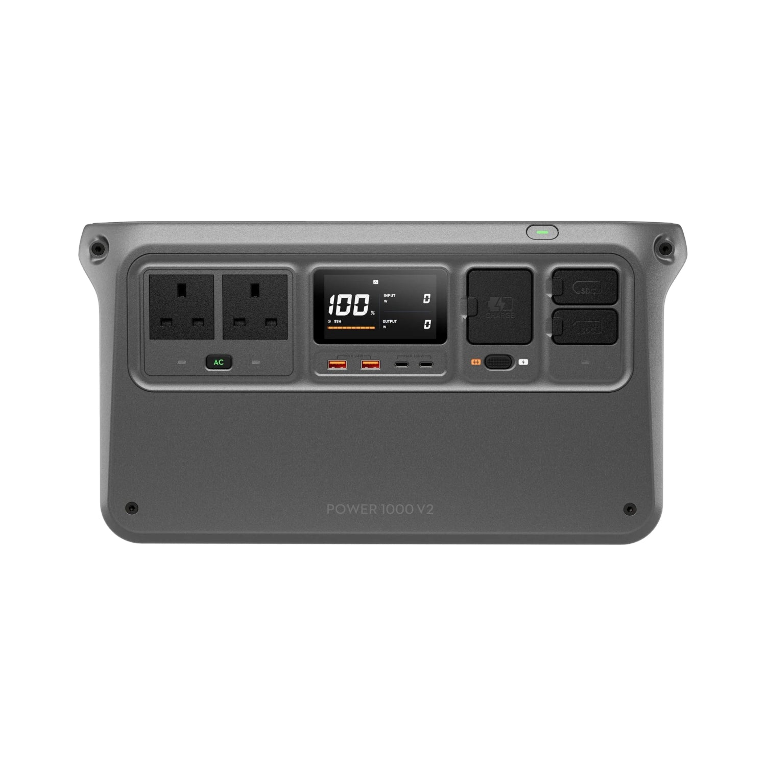 DJI Power 1000 V2 Portable Power Station, 1024Wh LFP Battery, Compact Size, 2600W Stable Output, 0-80% Recharge in 37 Mins, Electric Generator for Home, Camping, RVs, Off-Grid