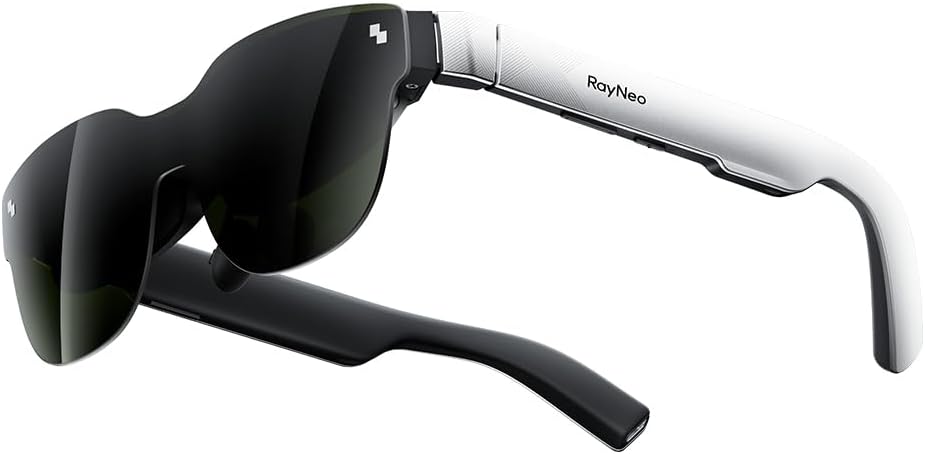 TCL RayNeo Air 3s AR/XR Smart Glasses - 4 Speakers, 201" 120Hz FHD OLED Display, Binge-Watcher/Gamer Glasses for iPhone 16/15 series, iPad.