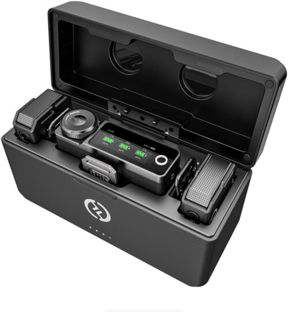 Hollyland LARK MAX Duo 2-Person Wireless Microphone System (2.4 GHz, Black)