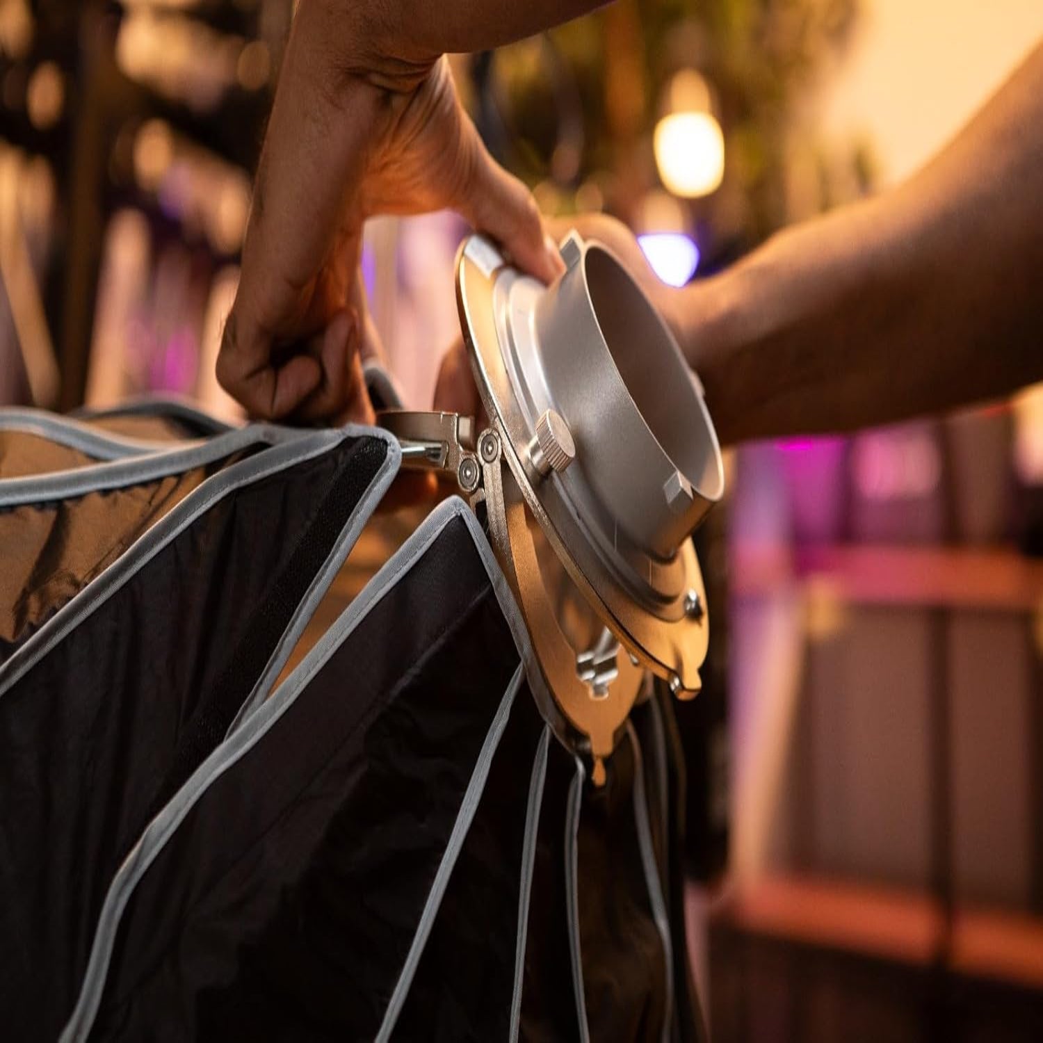 Aputure Light Dome III Studio Reflector Softbox with All-New Quick-Folding Design Bowens Mount with Diffuser Honeycomb Grid Gel Holder Carry Bag- 3ft (90cm) Quick-Setup Softbox