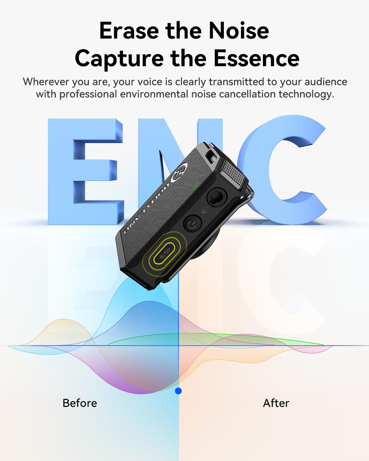 Hollyland LARK MAX Solo Wireless Microphone System (2.4 GHz, Black)