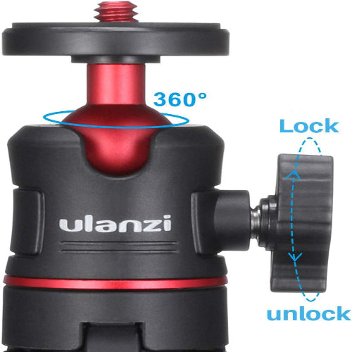 ULANZI MT-08 Extension Pole Tripod, Mini Selfie Stick Tripod Stand Handle Grip for iPhone 11 Pro Max Samsung OnePlus Google Smartphone Canon G7X Mark III Sony RX100 VII A6400 A6600 Cameras Vlogging