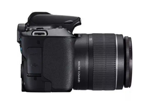 Canon EOS 250D DSLR Camera, Black+ EF-S 18-55mm f-3.5-5.6 III+ EF 75-300mm f-4-5.6 III Lens