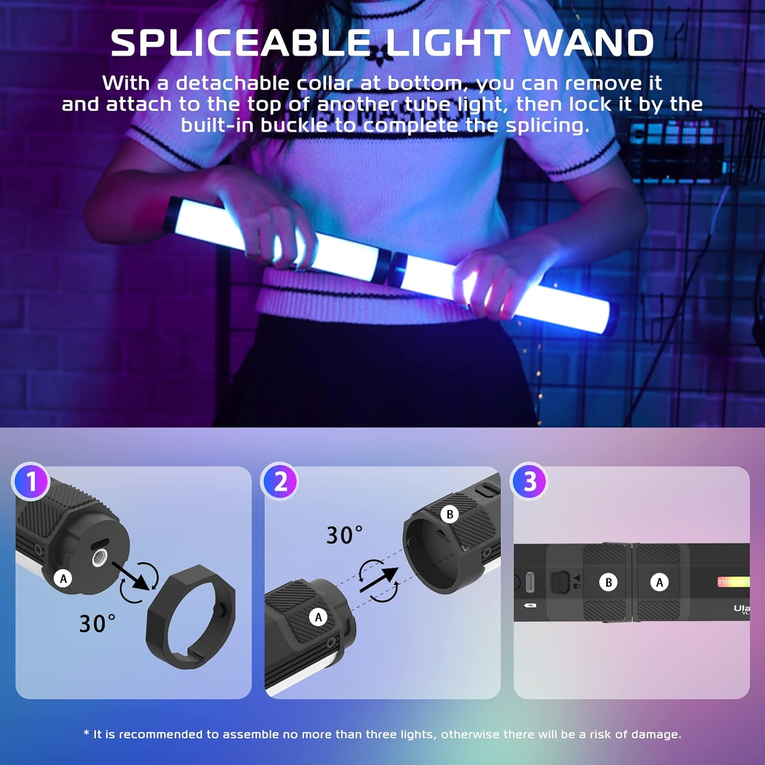 ULANZI Vl110 Tube Light with Magnet