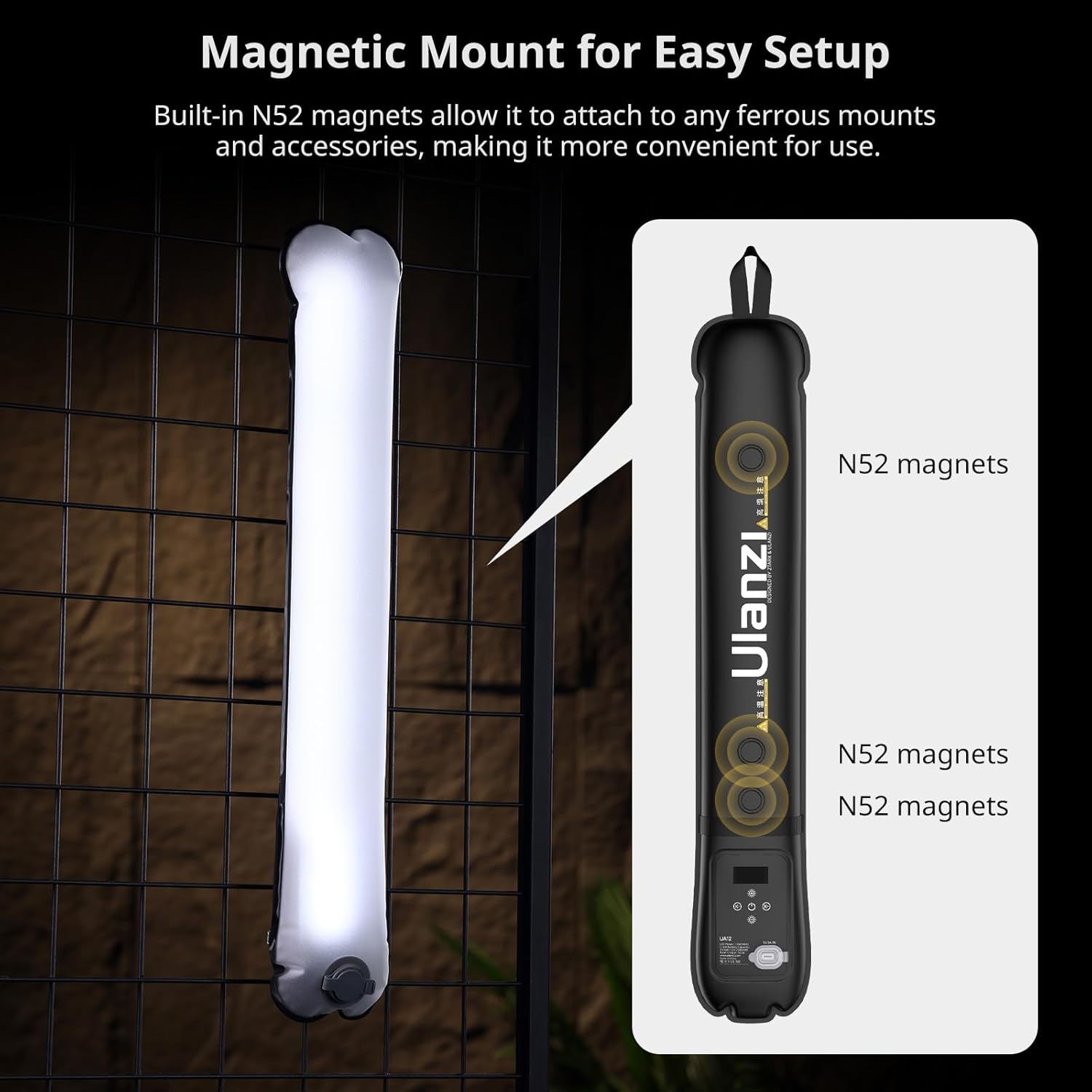 ULANZI UA12 Portable Air Tube Light 12W