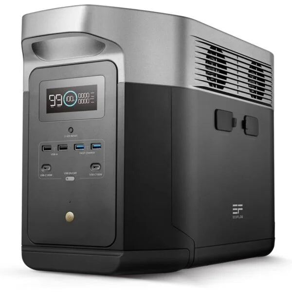 EcoFlow DELTA Max 2000 Portable Power Station 2016Wh | 2400W Output Fast Charging Solar Generator