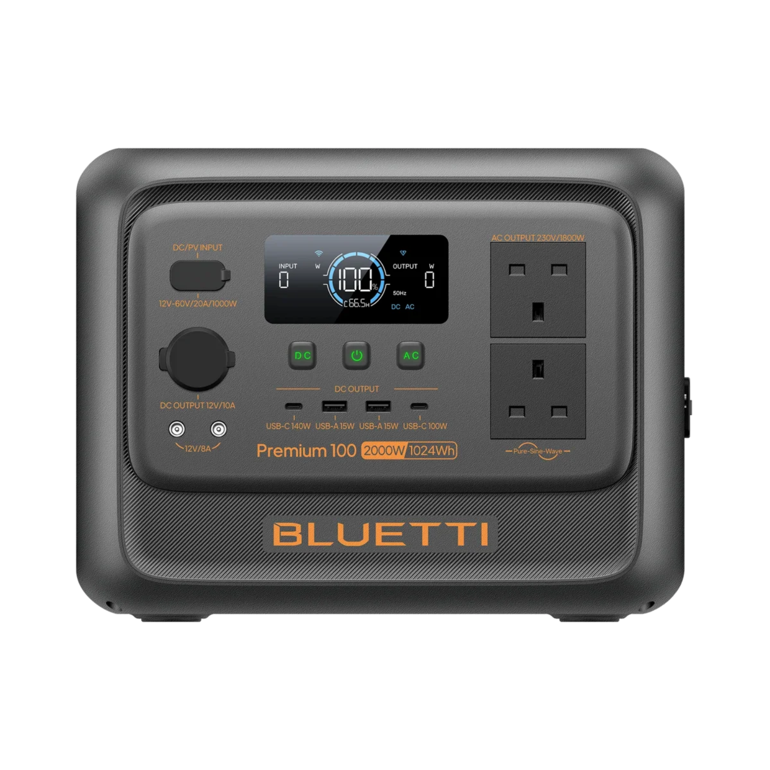 BLUETTI Premium 100 V2 Portable Power Station | 2,000W 1,024Wh