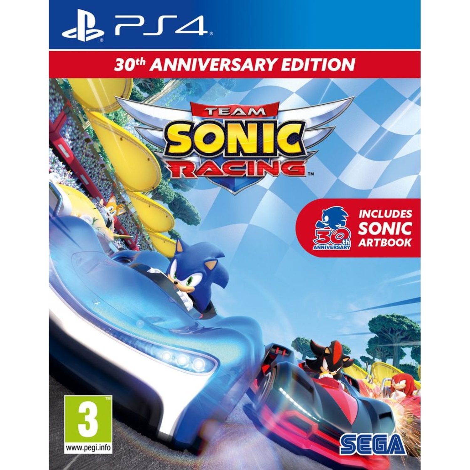 PS4 Team Sonic Racing 30th Anniversary Edition Game