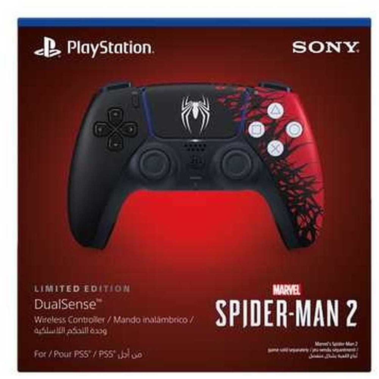 Sony PS5 DualSense Wireless Controller Marvel’s Spider-Man 2 Limited Edition