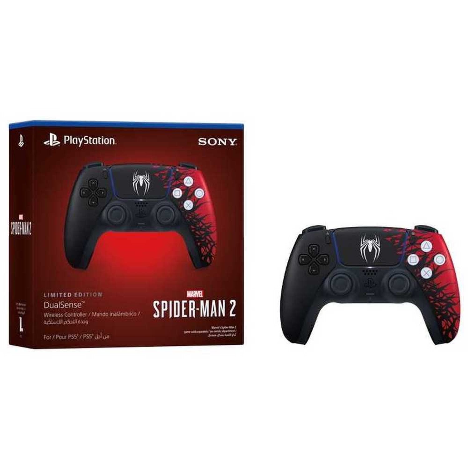 Sony PS5 DualSense Wireless Controller Marvel’s Spider-Man 2 Limited Edition