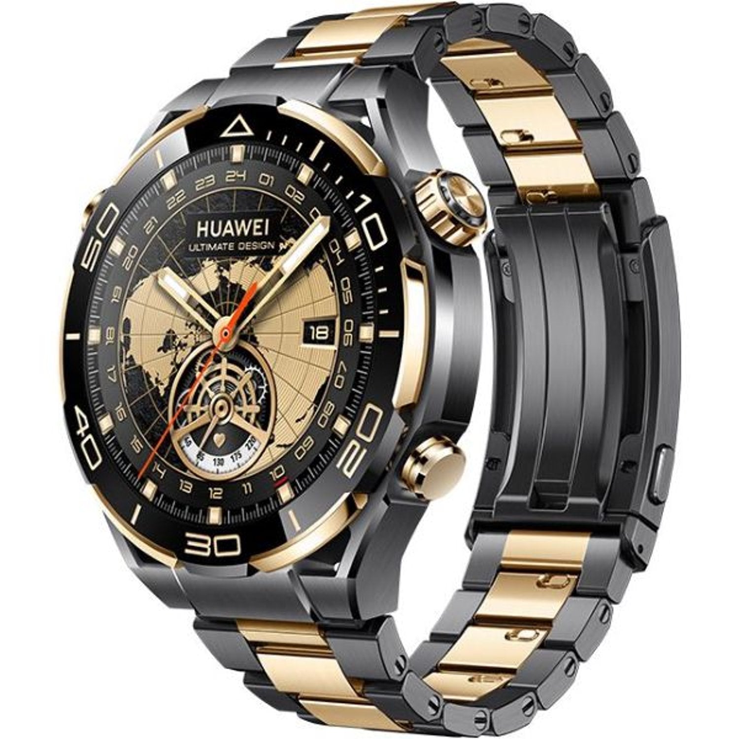Huawei Watch Ultimate Smart Watch – Gold Titanium Strap – (CLB-B19)
