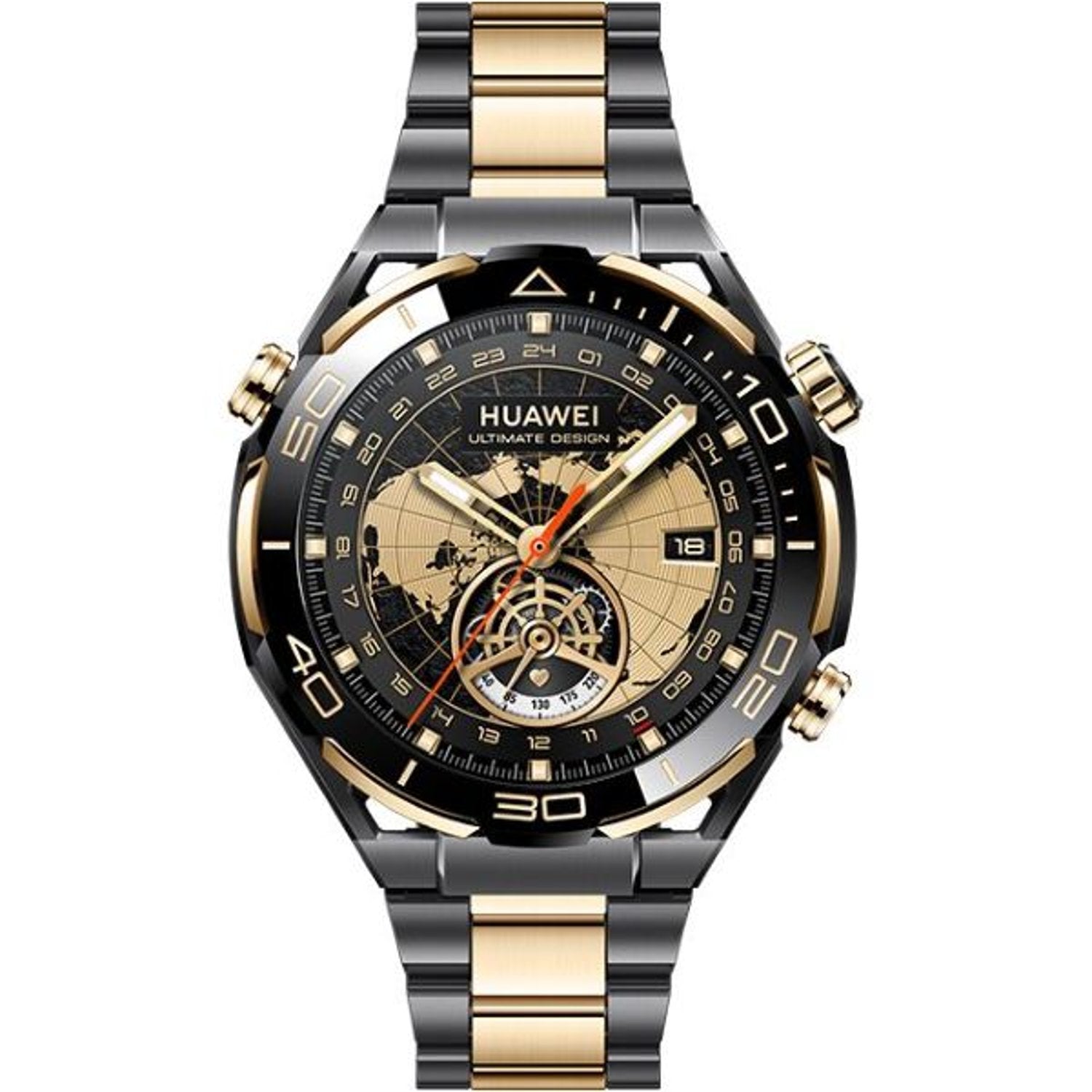 Huawei Watch Ultimate Smart Watch – Gold Titanium Strap – (CLB-B19)
