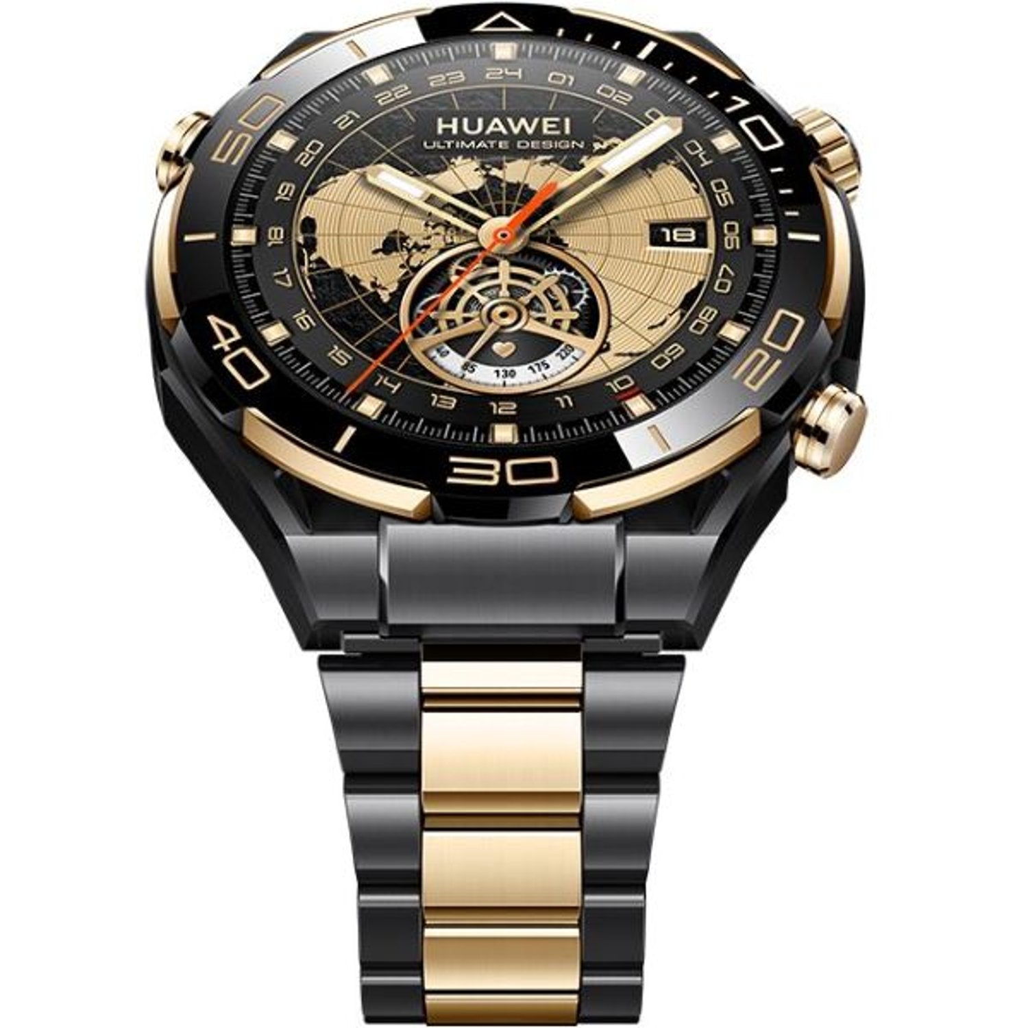 Huawei Watch Ultimate Smart Watch – Gold Titanium Strap – (CLB-B19)