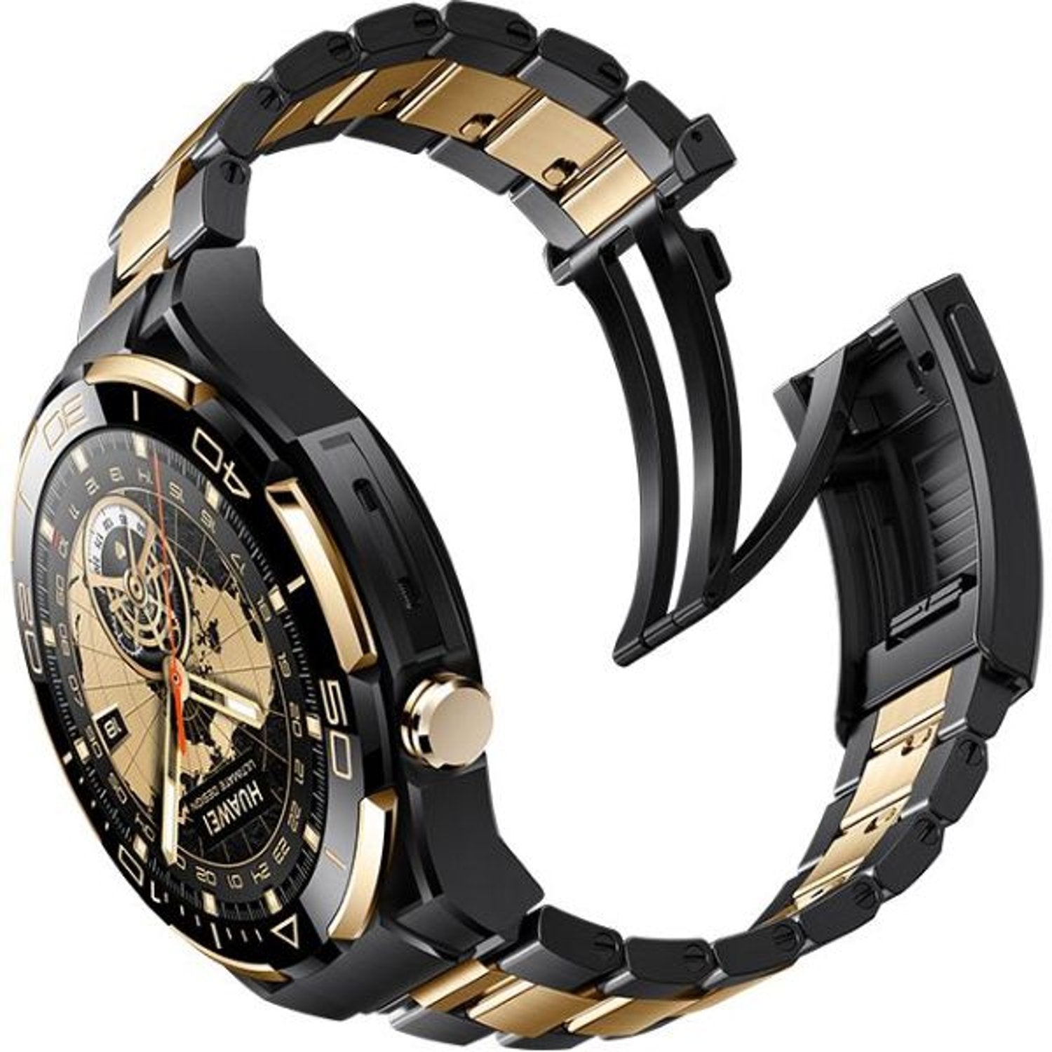 Huawei Watch Ultimate Smart Watch – Gold Titanium Strap – (CLB-B19)