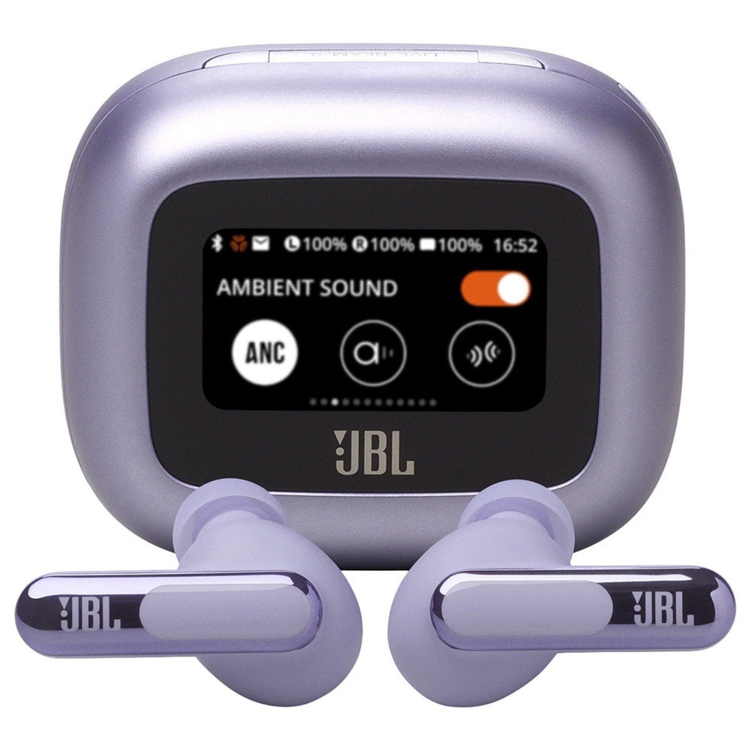 JBL LIVE BEAM 3 True Wireless Noise Cancelling Closed-Stick Earbuds Purple