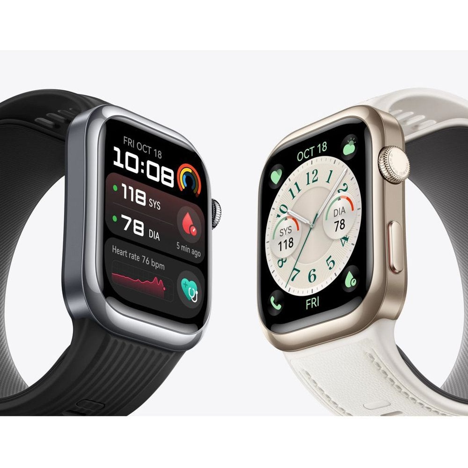 Huawei Watch D2 Smart Watch – Black/Fluoroelastomer Strap – (LCA-B10)