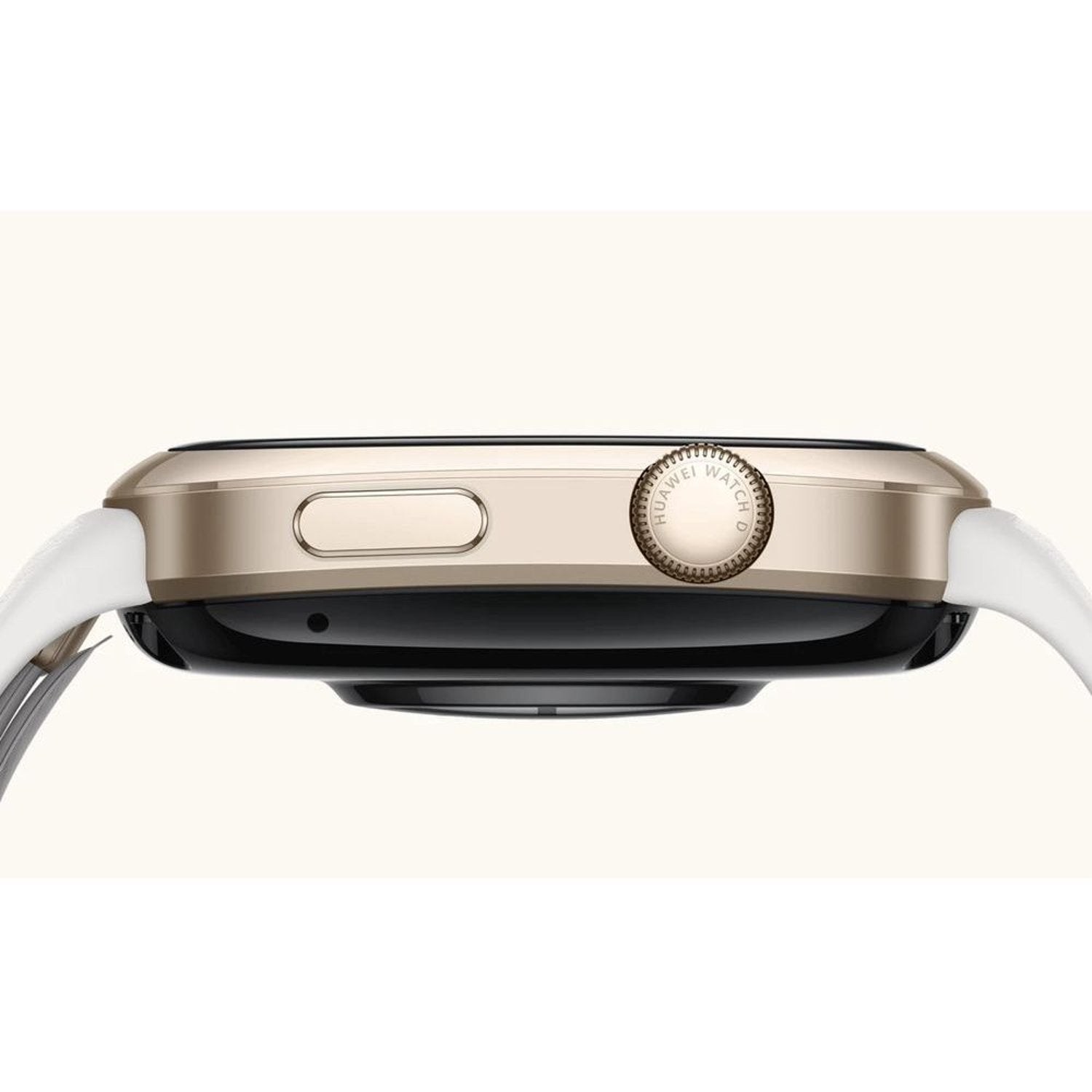 Huawei Watch D2 Smart Watch – Gold/White Composite Leather Strap – (LCA-B10)