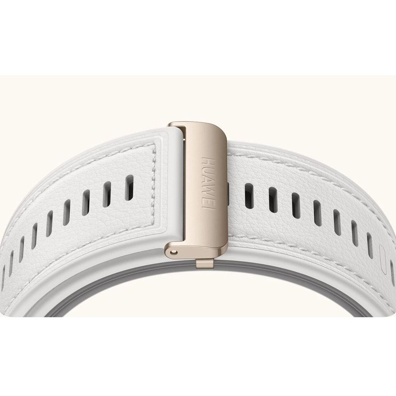 Huawei Watch D2 Smart Watch – Gold/White Composite Leather Strap – (LCA-B10)