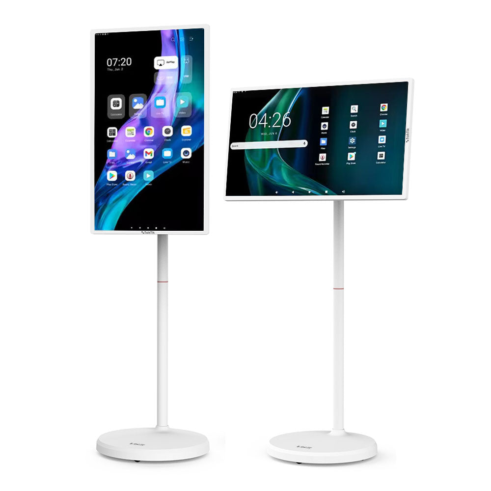 Taktik 32-inch 4K Android Smart Portable Monitor with 15000mAh Battery and Camera
