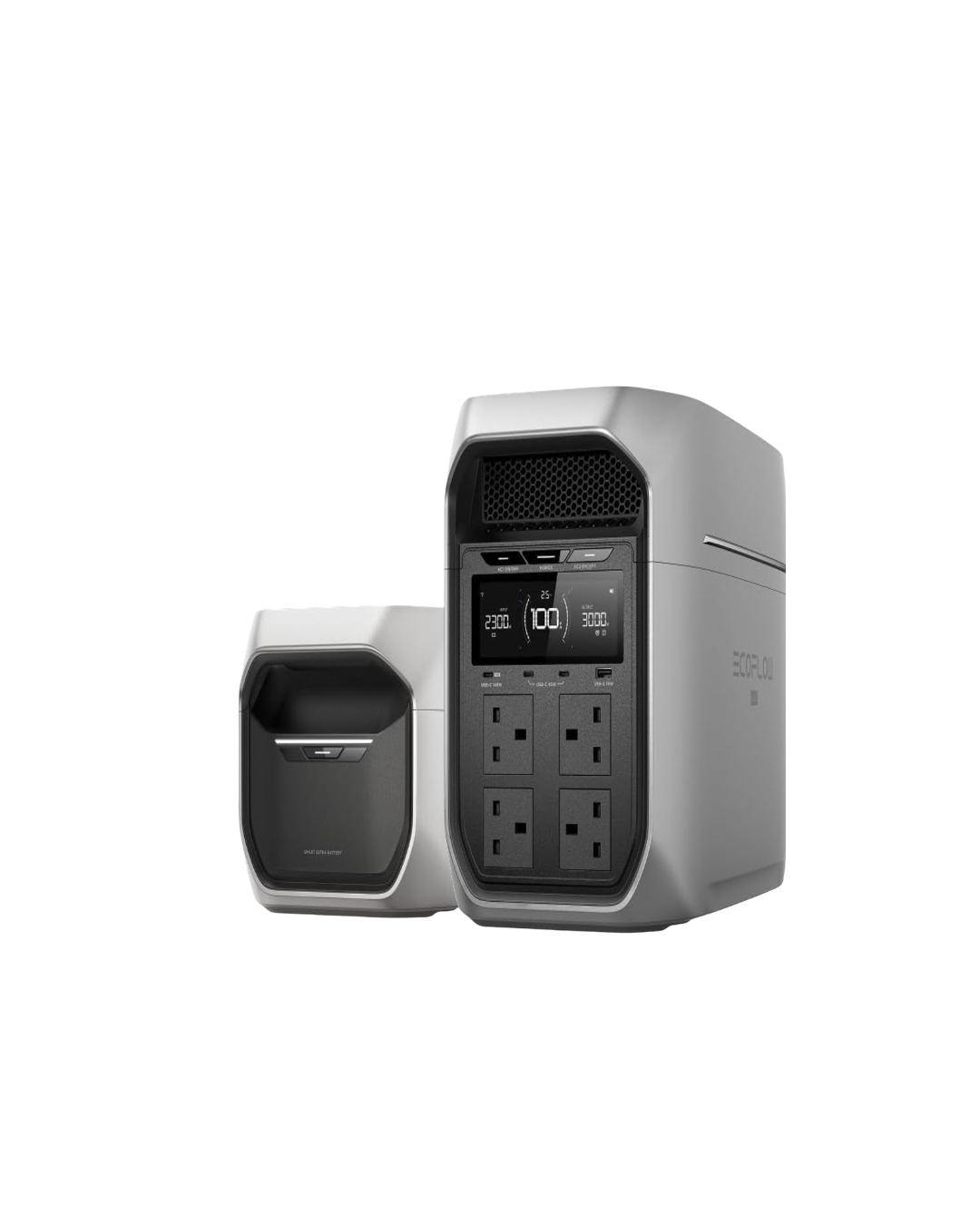 EcoFlow DELTA 3 Max Plus with Smart Extra Battery Bundle | 4096Wh, 3000W