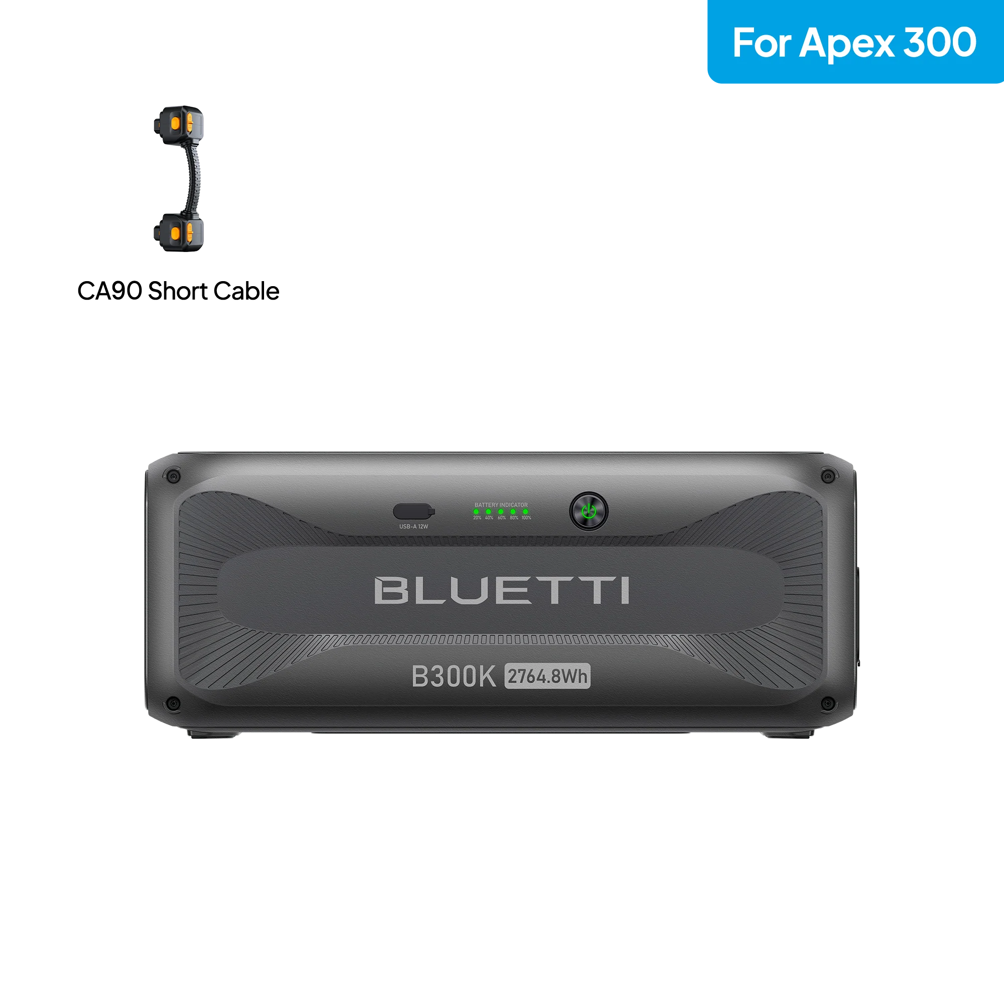 BLUETTI B300K Expansion Battery | 2,764.8Wh with P090A Cable