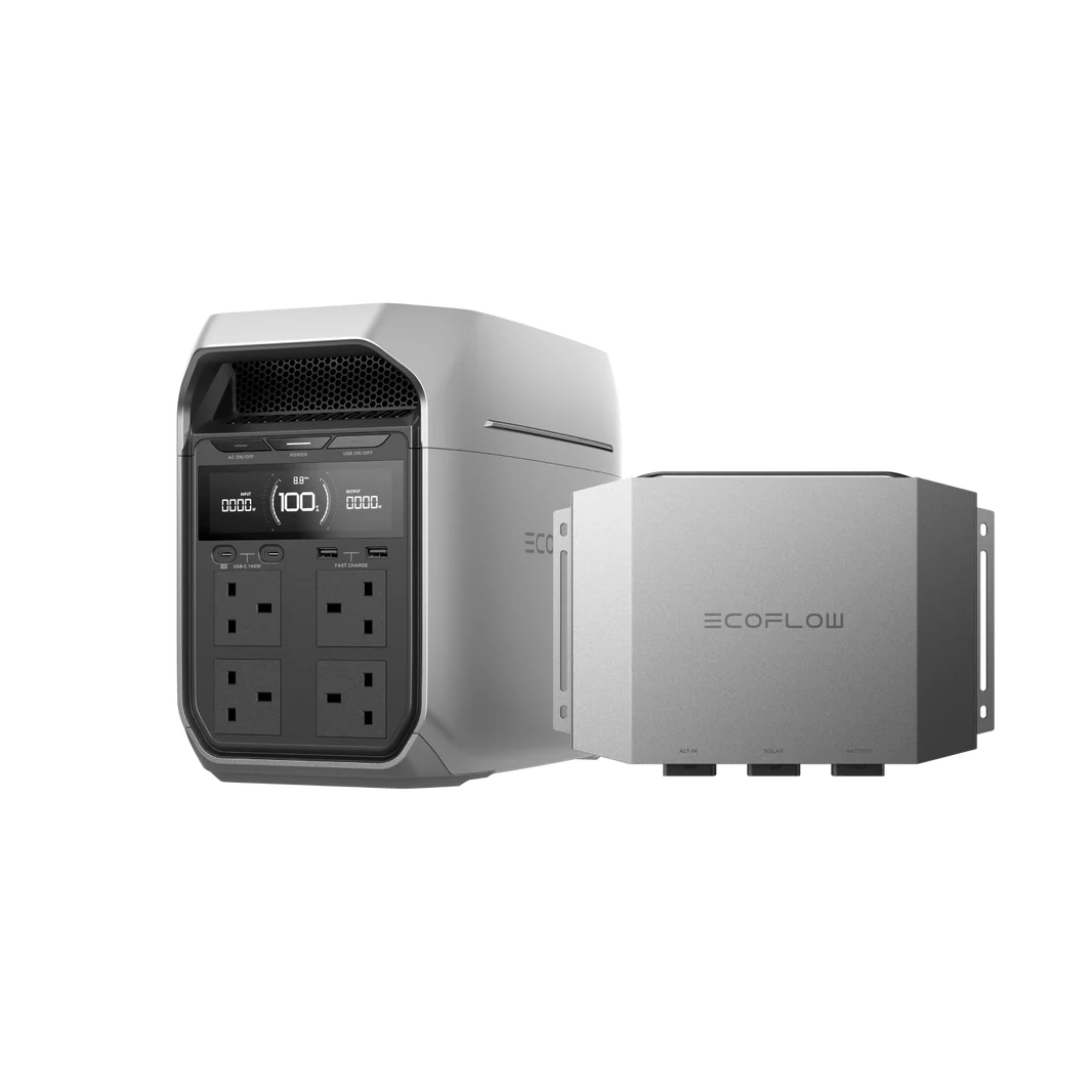 EcoFlow DELTA 3 Power Station with 1000W Car Alternator Charger | On-the-Go Fast Charging
