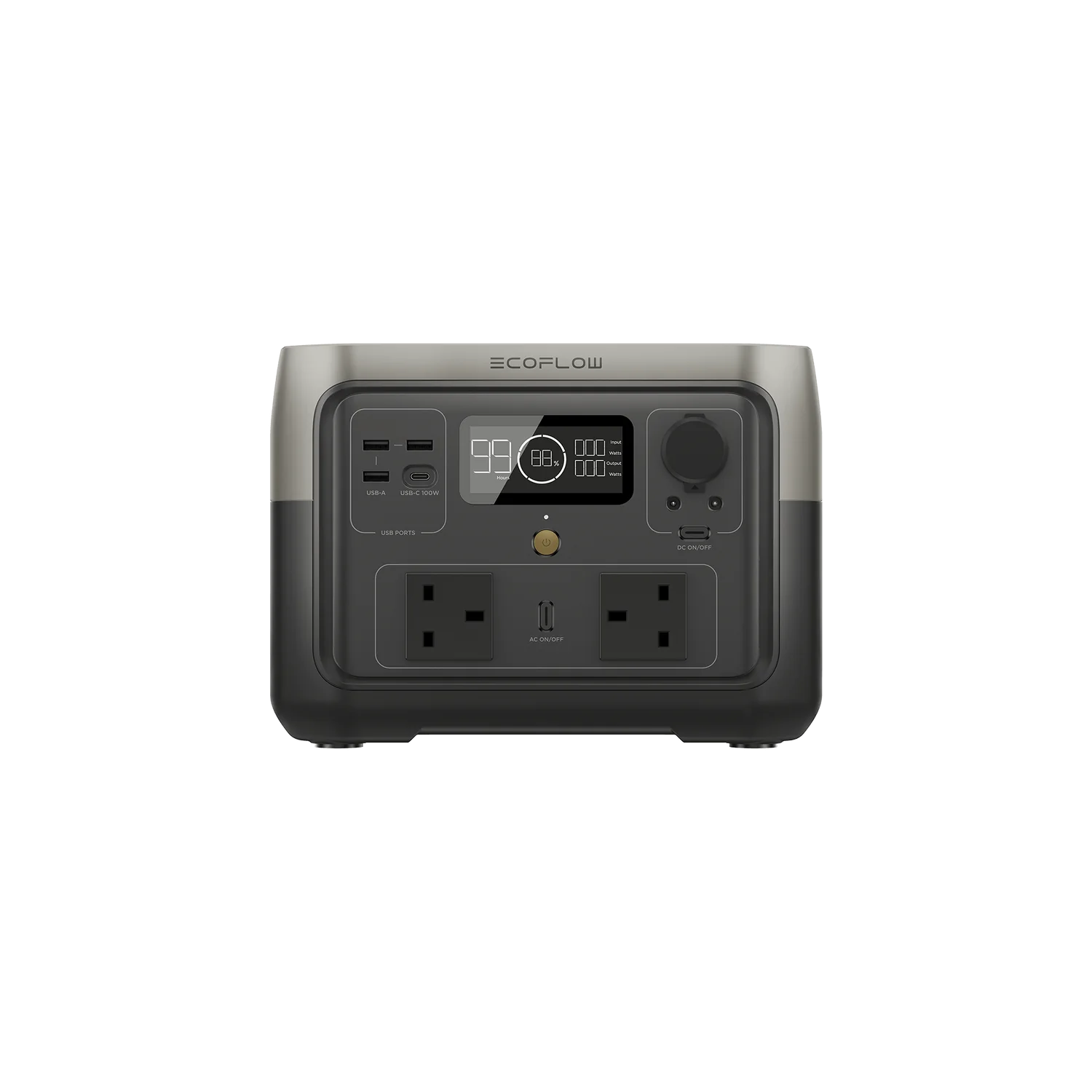 大容量　ECOFLOW 2 MAX 512wh EcoFlow RIVER 2 Max 大容量流動電能站(512Wh)｜OTG Store