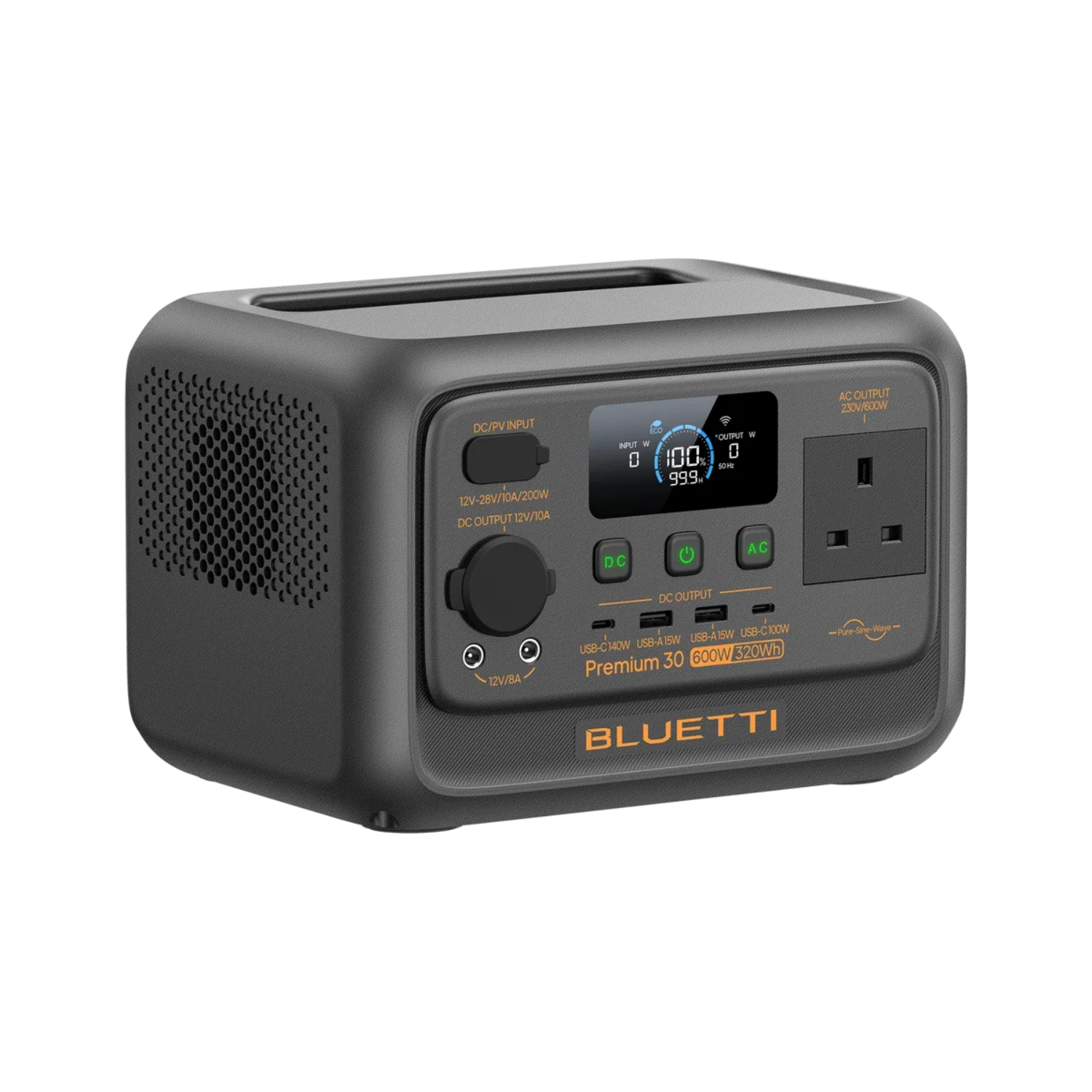 BLUETTI Premium 30 V2 Portable Power Station | 600W 320Wh