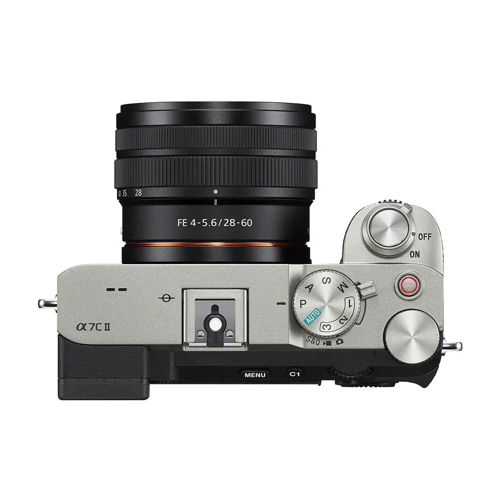 Sony a7C II Mirrorless Camera with 28-60mm Lens, Silver (ILCE7CLM2/S-R)