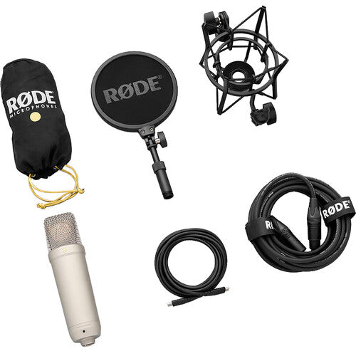 RODE NT1 5th Generation Large-Diaphragm Cardioid Condenser XLR/USB Microphone Kit