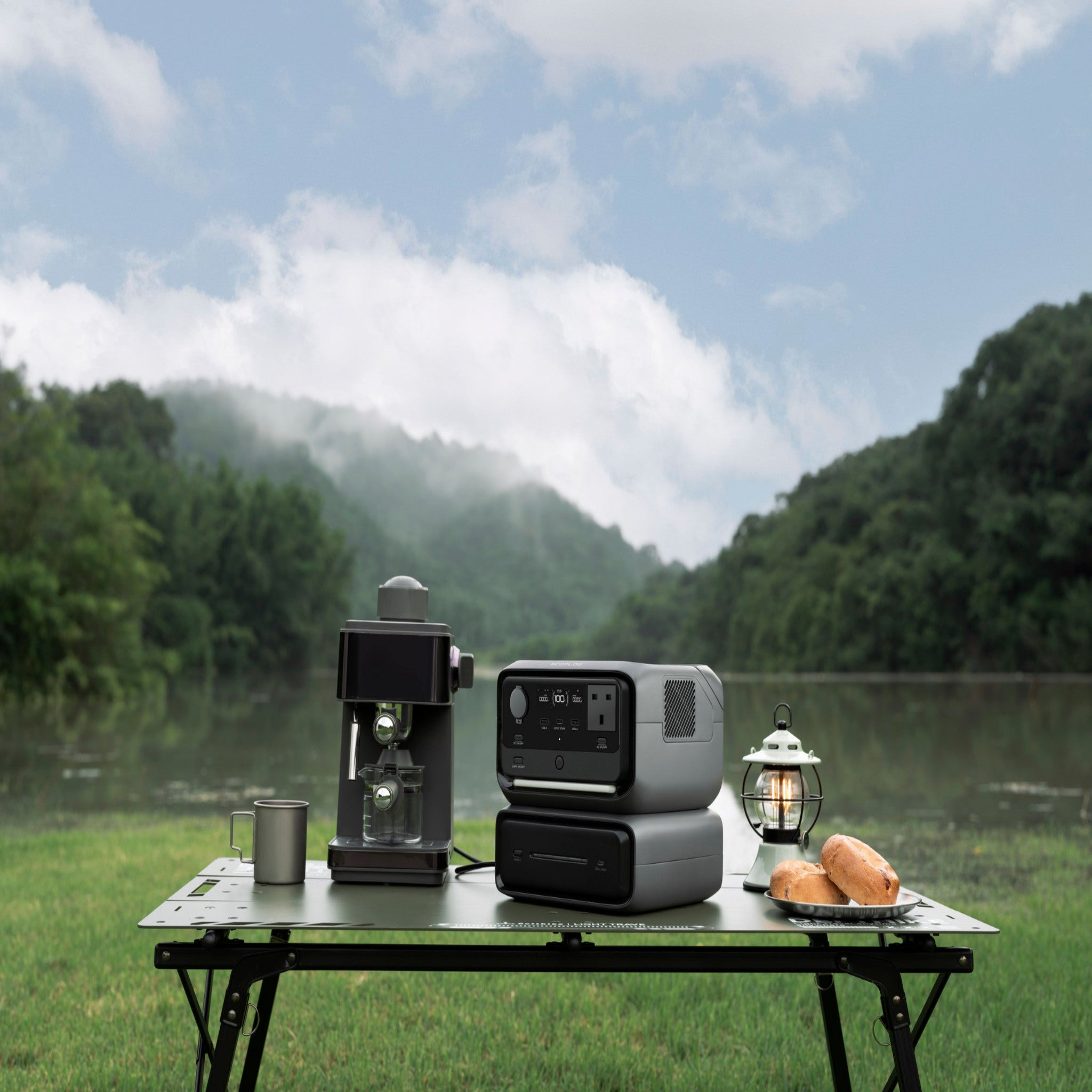 EcoFlow RIVER 3 Max (RIVER 3 Plus&EB300) Portable Power Station – 572Wh LFP Battery, 1200W Output