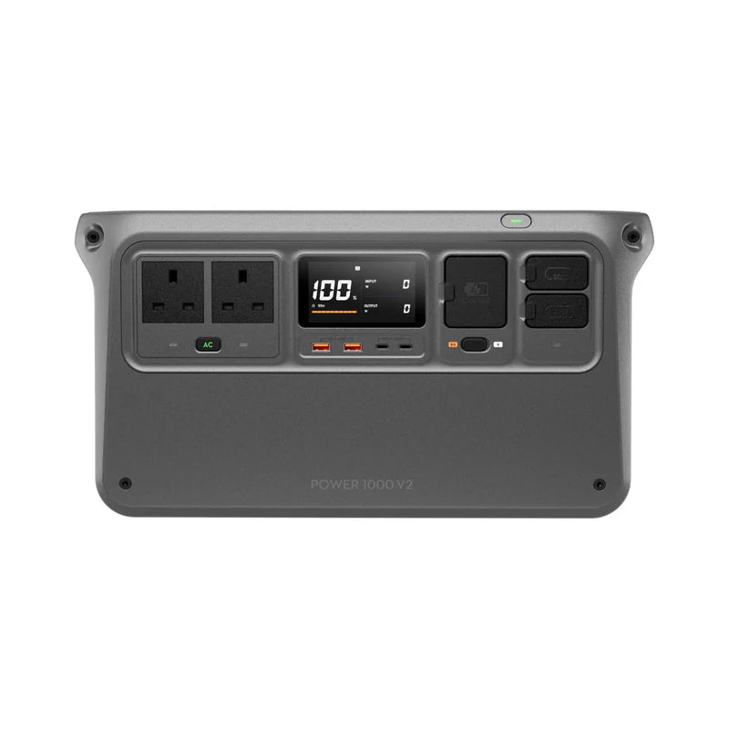DJI Power 1000 V2 | Compact Size, 2600W Stable Output, 0-80% Recharge in 37 Mins, Electric Generator for Home, Camping, RVs, Off-Grid