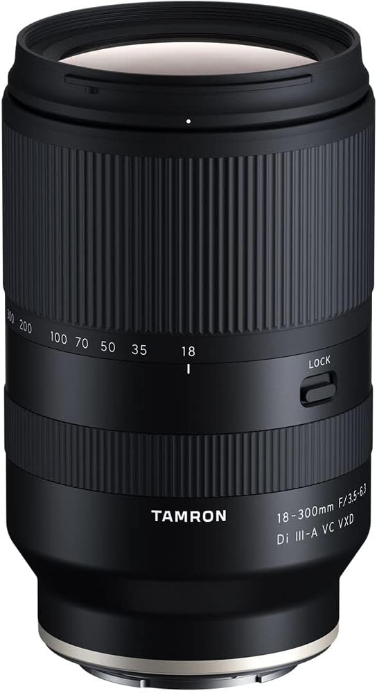 Tamron 18-300mm F/3.5-6.3 Di III-A VC VXD - Zoom Lens for APS-C mirrorless Sony Cameras-B061S