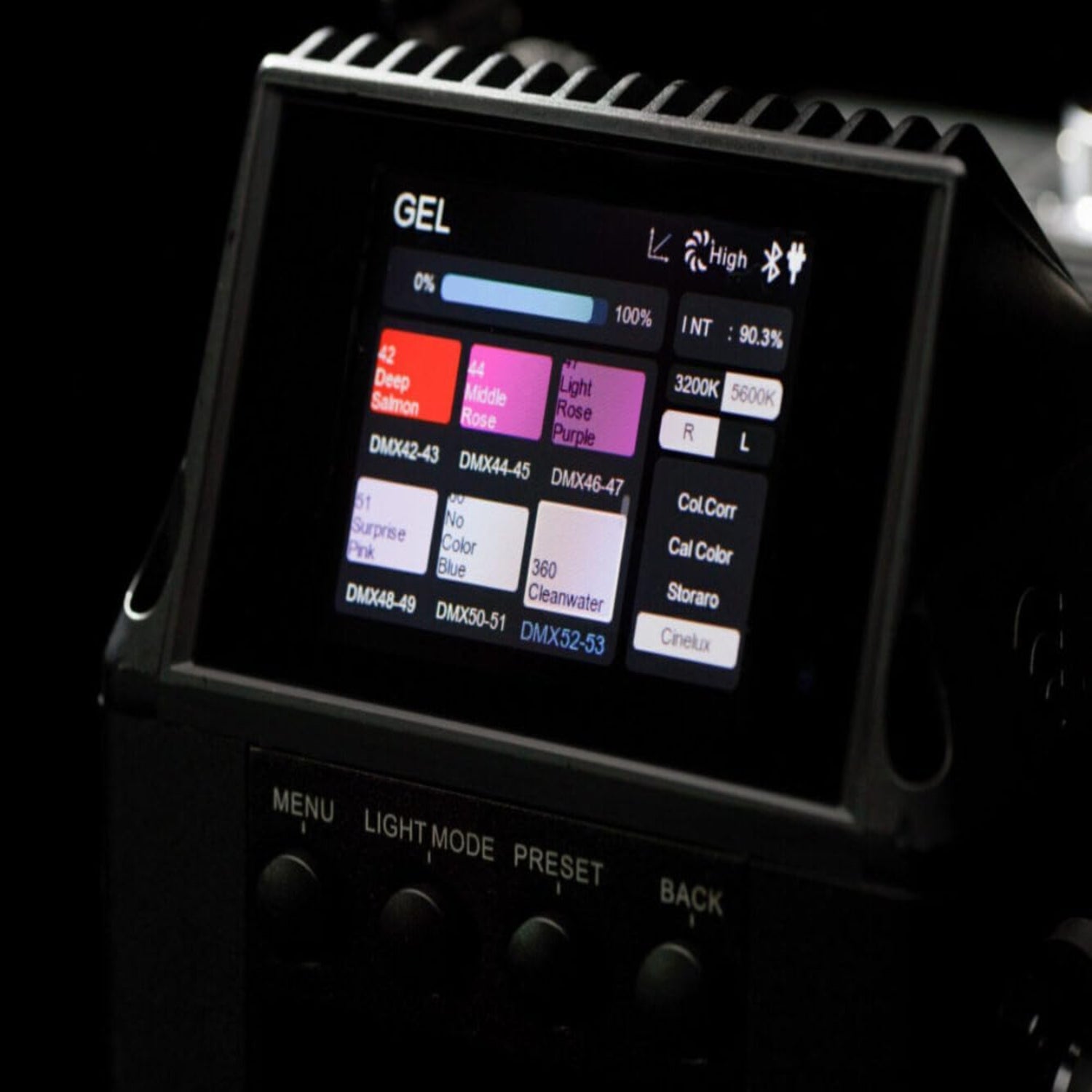 Aputure LS 600C PRO 600W Output RGBWW Full-Color Light 15 Built-In Lighting FX, Comes with a Hyper Reflector