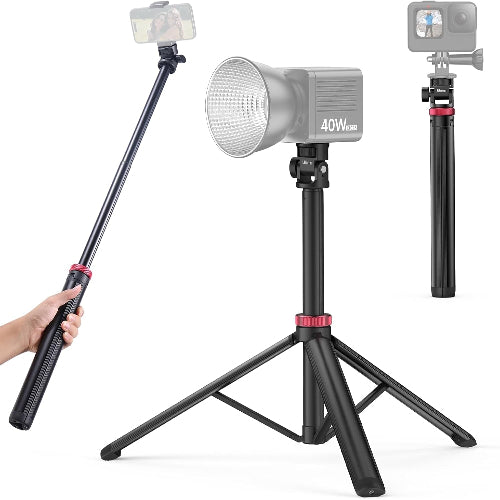 ULANZI MT-79 Portable Adjustable Photography Light Stand | 39-207cm Adjustable Sturdy Tripod Stand | Load Capacity: 1kg