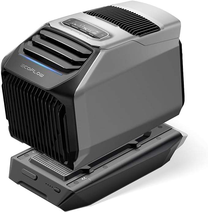 EcoFlow WAVE 2 Portable Air Conditioner (5100BTUs cooling,6100BTUs Heating ) Grey Color With Battery