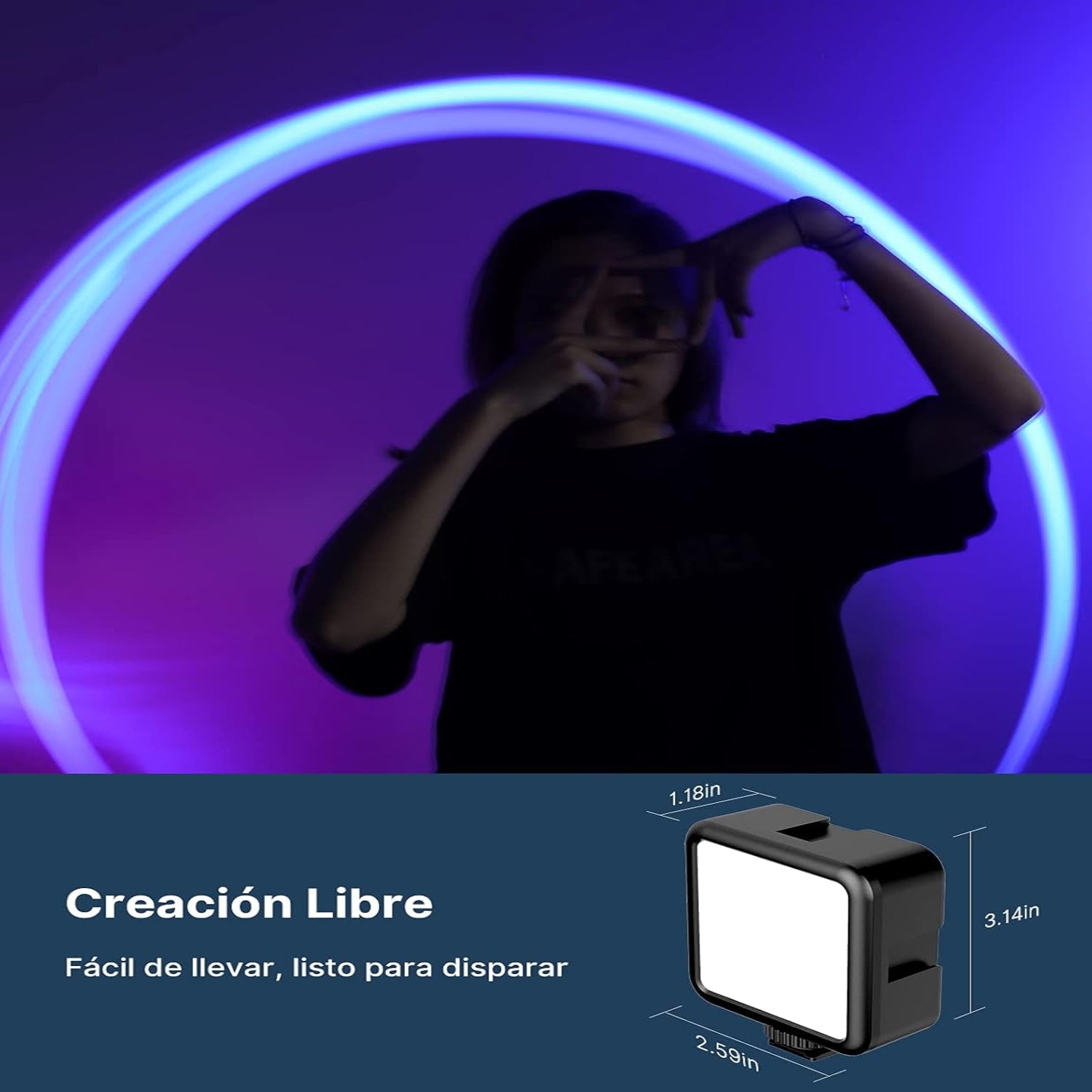 ULANZI Mini Pocket 49 RGB Video LED Light