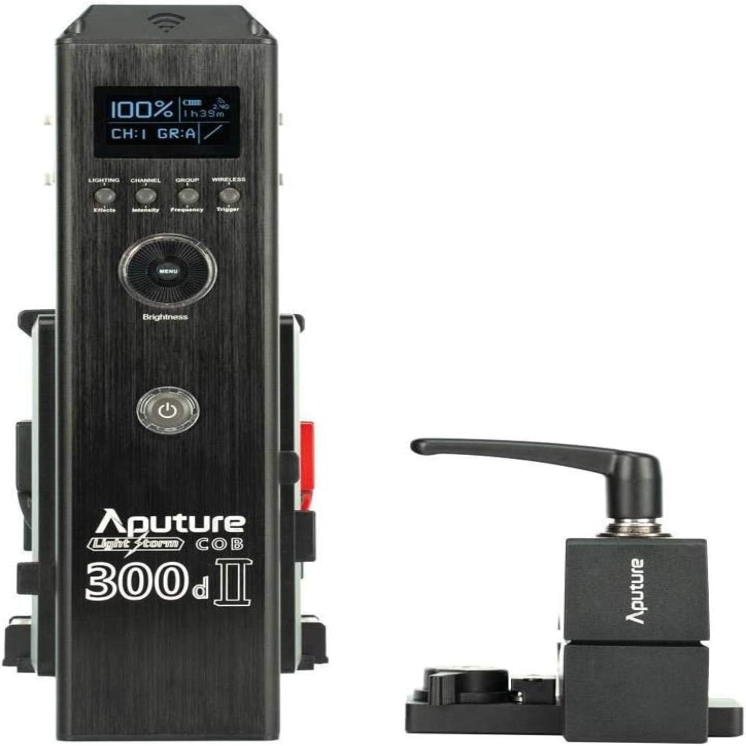 Aputure Light Storm C300d Mark II LED Light Kit with V-Mount Battery Plate