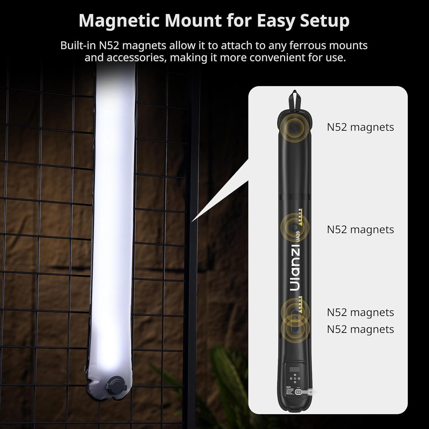 ULANZI UA20 Portable Air Tube Light 20W