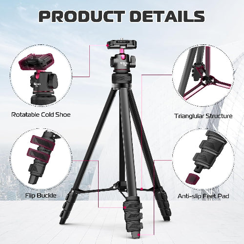 ULANZI TT51 Aluminum  Alloy Portable Tripod