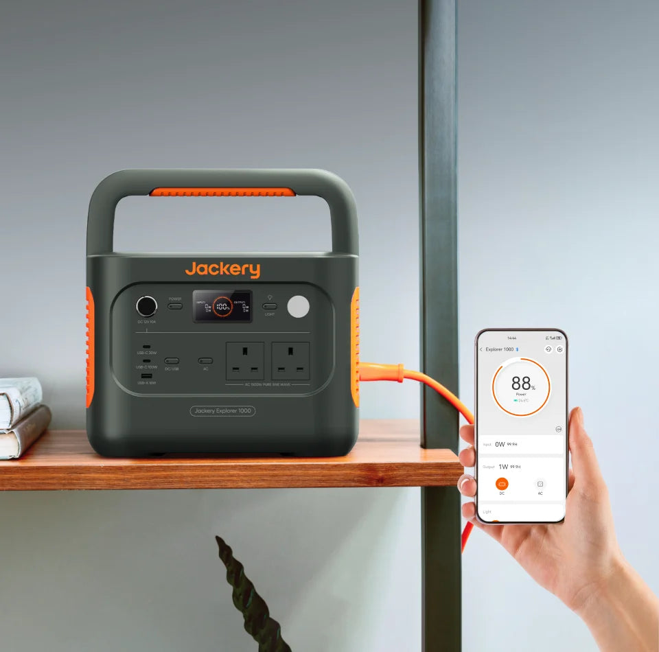 Jackery Explorer 1000V2 Portable Power Station(1024WH,1500W Output)