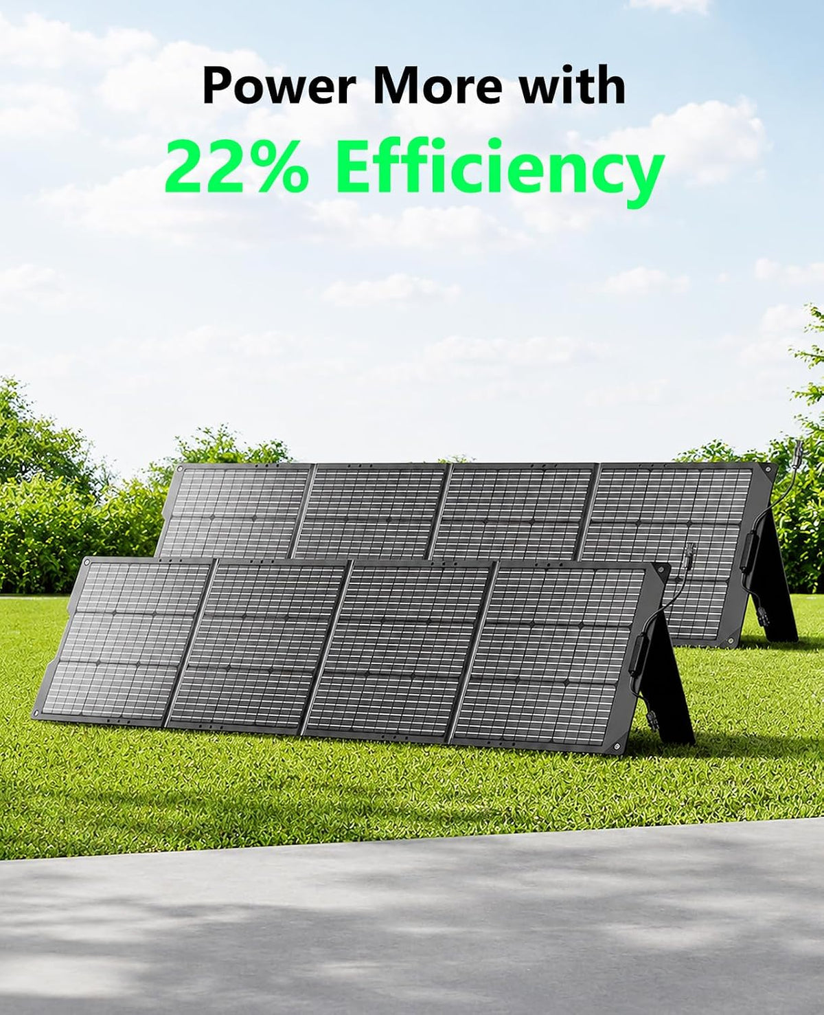 Growatt 200W Portable Foldable Solar Panel | 24V MC4 Solar Charger