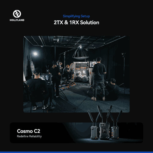 Hollyland Cosmo C2 Wireless Video Transmission System 1TX and 1RX Kit