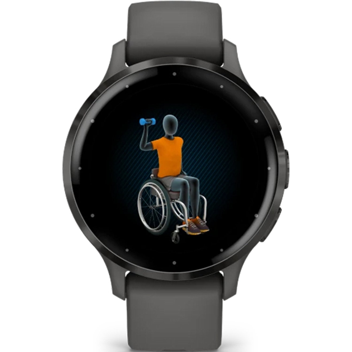 Garmin Venu 3s GPS Smartwatch Stainless Steel Bezel With Pebble Grey Case and Silicone Band 41mm 010-02785-00
