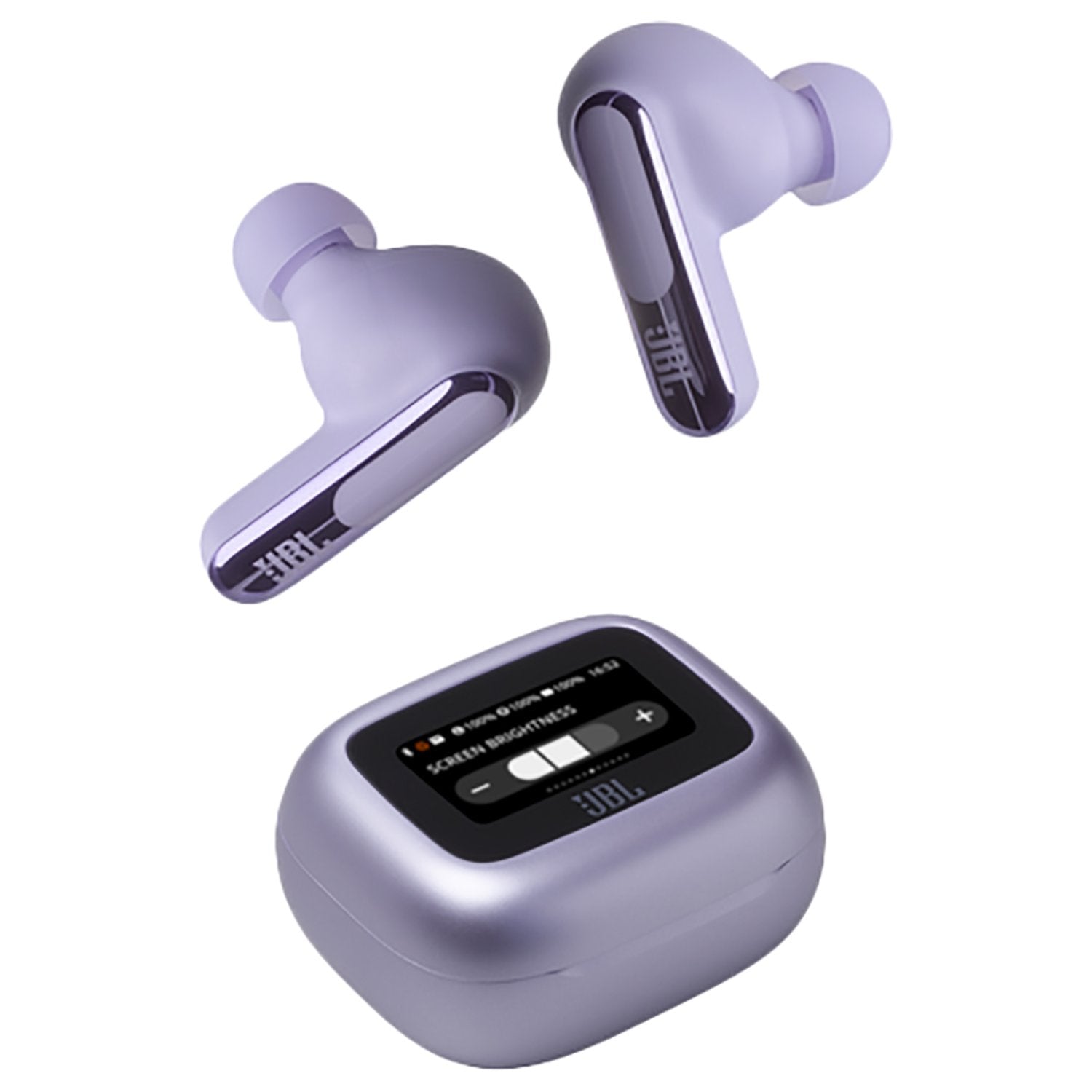 JBL LIVE BEAM 3 True Wireless Noise Cancelling Closed-Stick Earbuds Purple