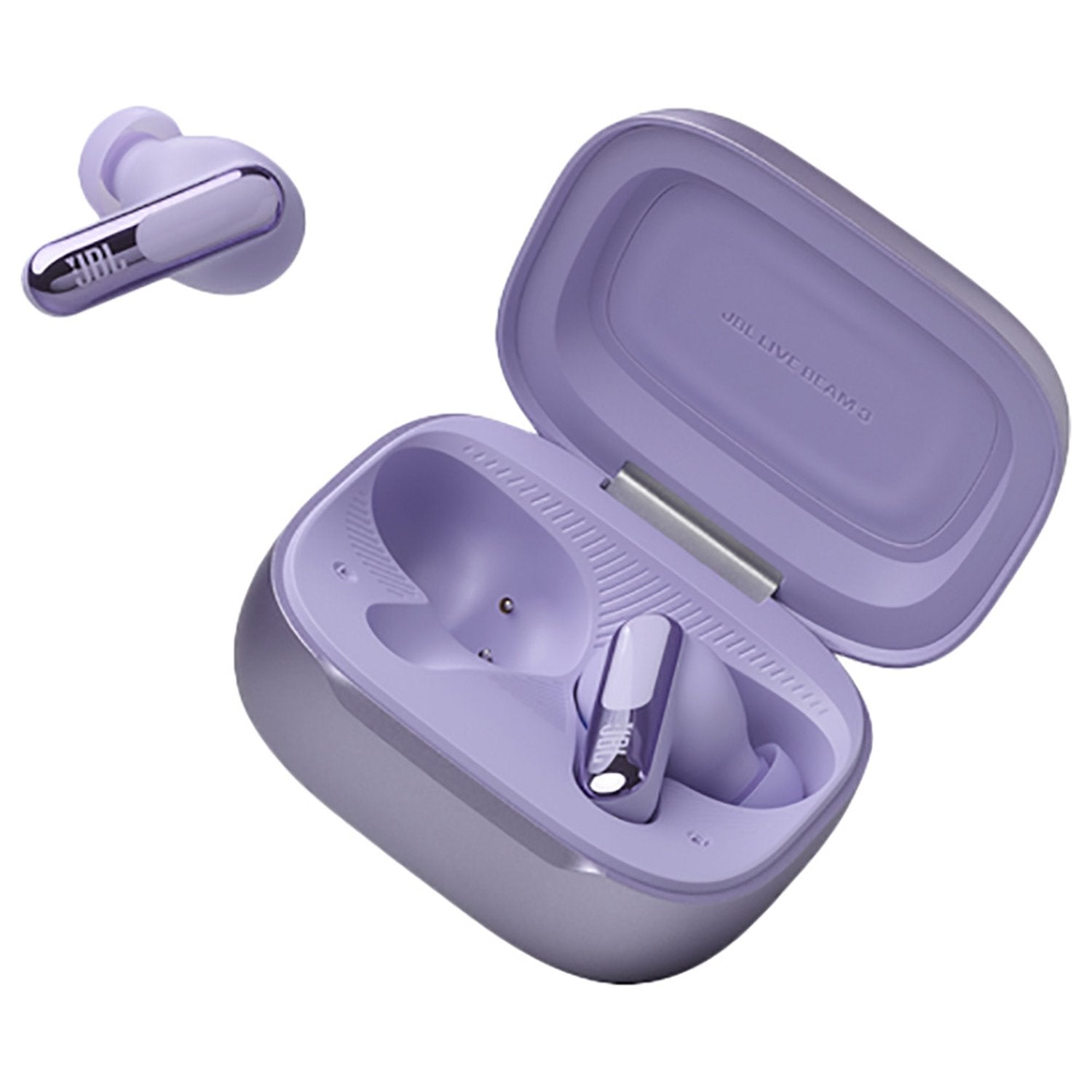 JBL LIVE BEAM 3 True Wireless Noise Cancelling Closed-Stick Earbuds Purple