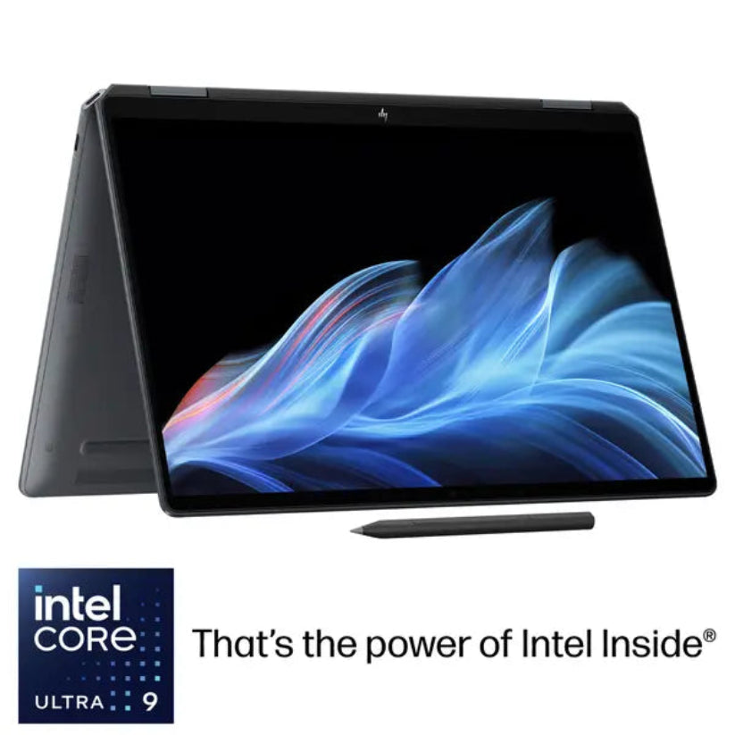 HP OmniBook 2-in-1 Convertible (2024) Laptop – 2nd Series / Intel® Core™ Ultra 9-288V / 14inch 3K / 1TB SSD / 32GB RAM / Shared Intel Arc Graphics / Windows 11 Home / English & Arabic Keyboard / Eclipse Grey / Middle East Version – [14-FH0007NE]