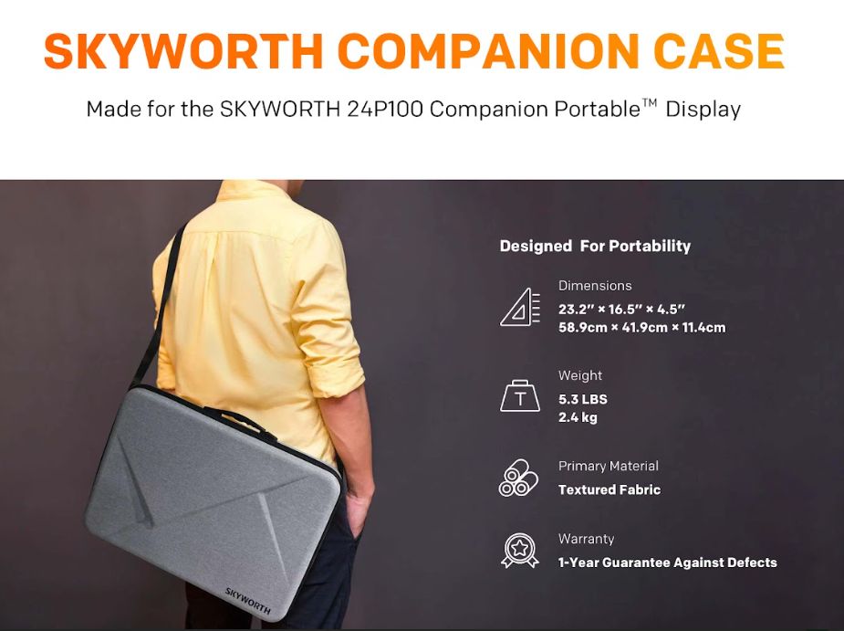 Skyworth 24-inch Portable Smart TV with Google TV
