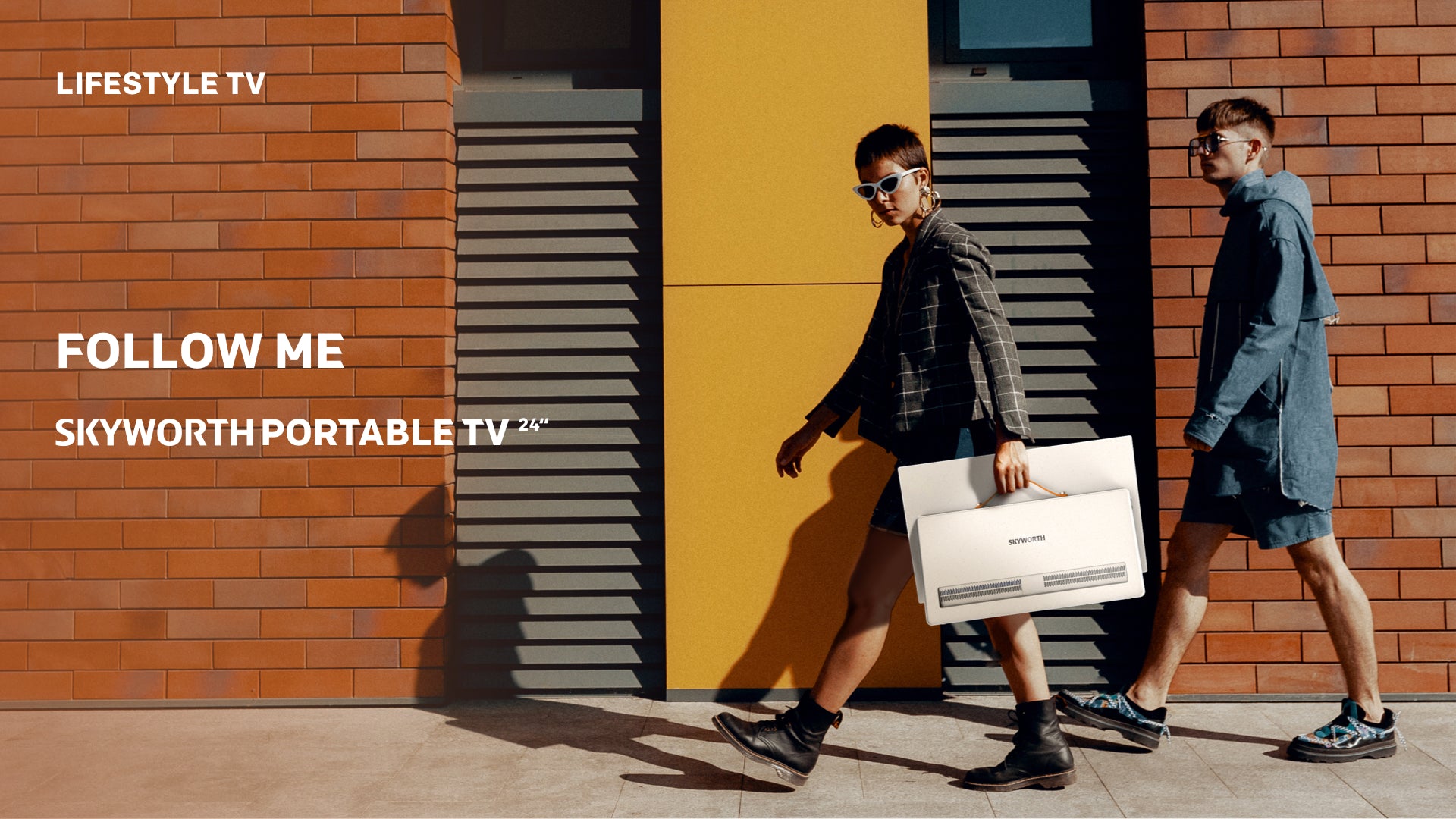Skyworth 24-inch Portable Smart TV with Google TV